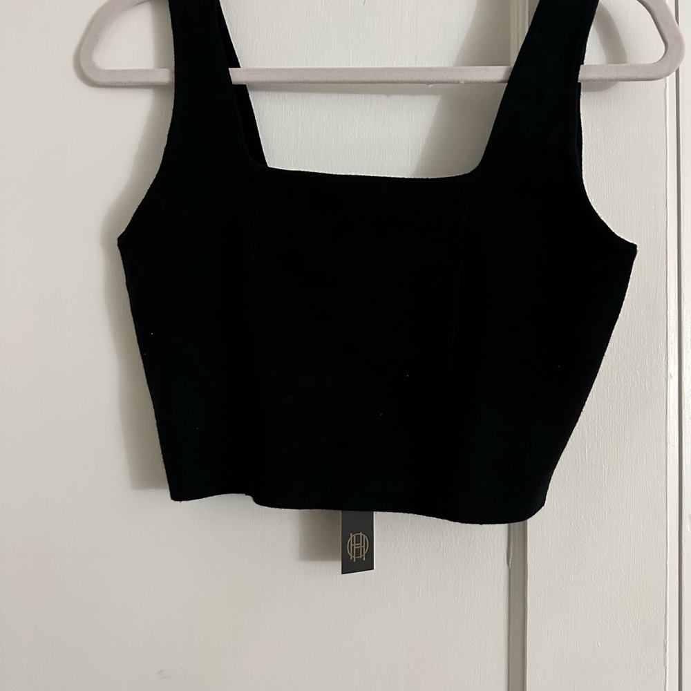 House of Harlow 1960 knit crop top